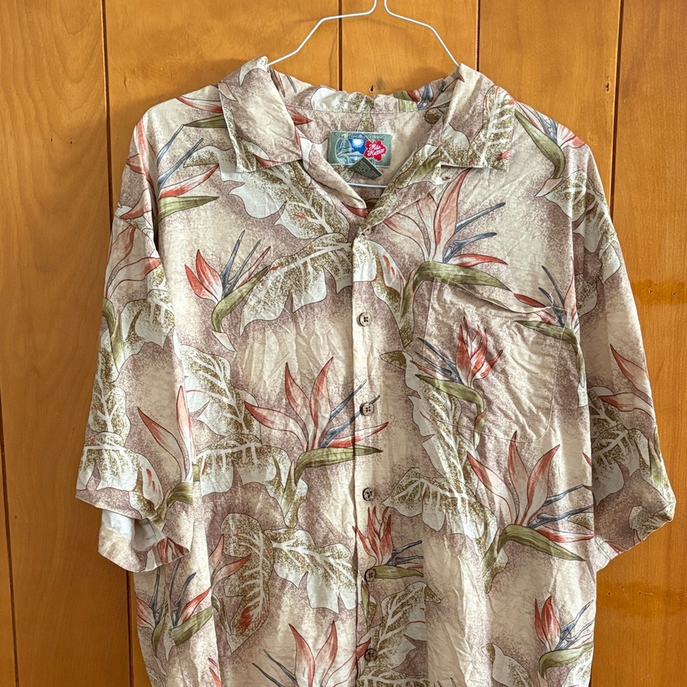 Tropical Print Men's Shirt